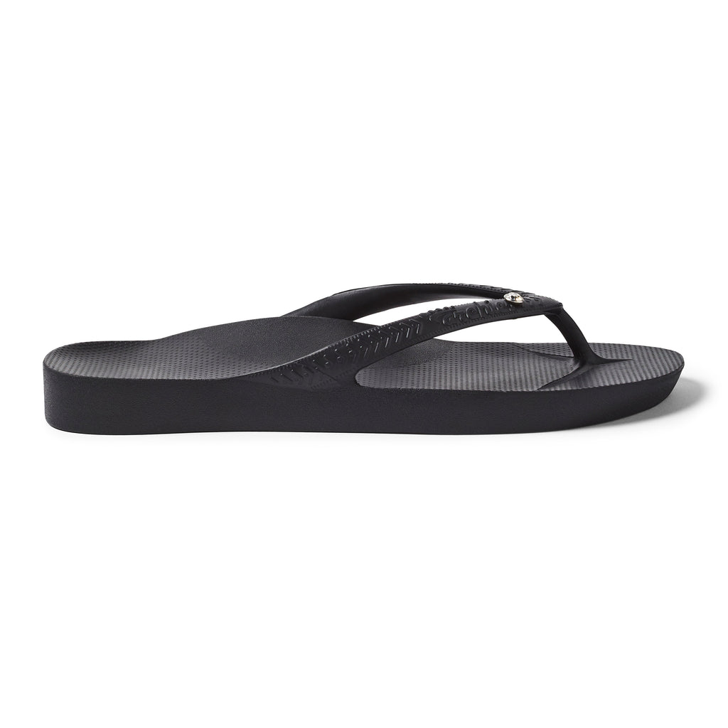Flip Flops - Classic Crystal Black