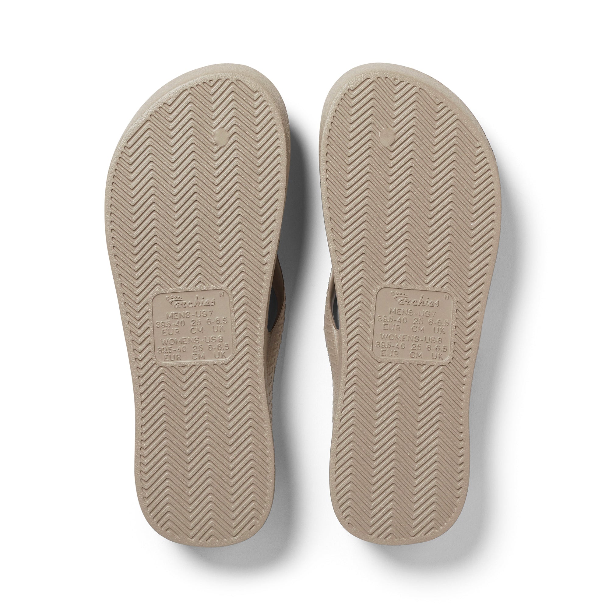 Flip Flops - Classic Crystal Taupe