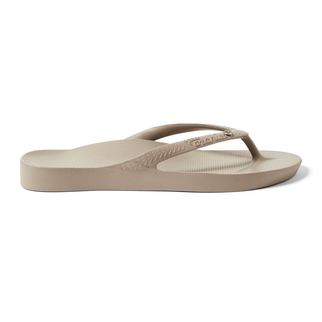 Flip Flops - Classic Crystal Taupe