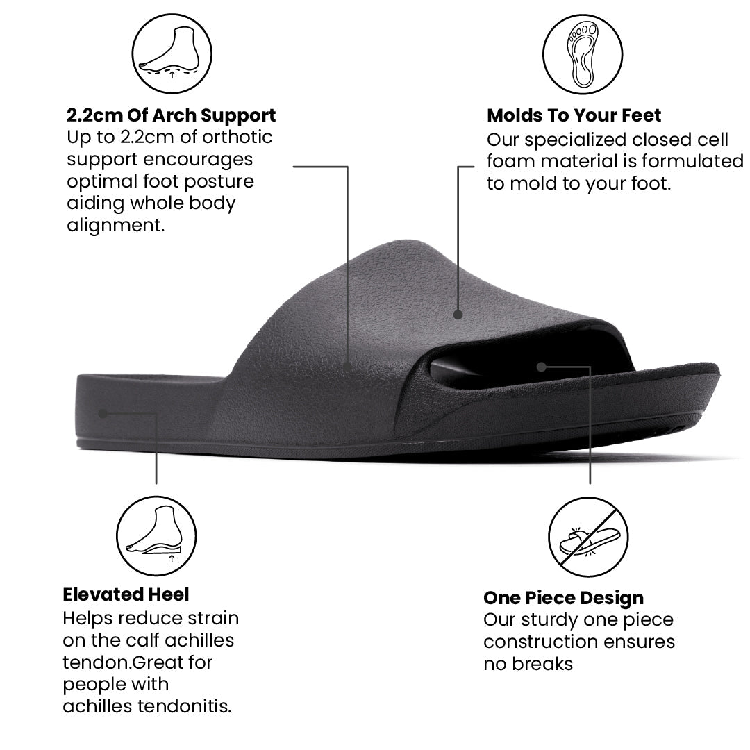 Slides - Classic Black