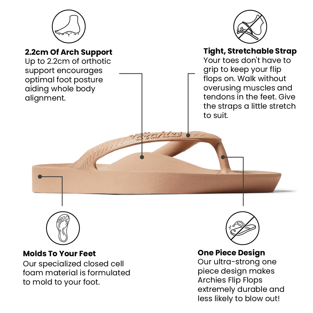 Flip Flops - Classic Tan